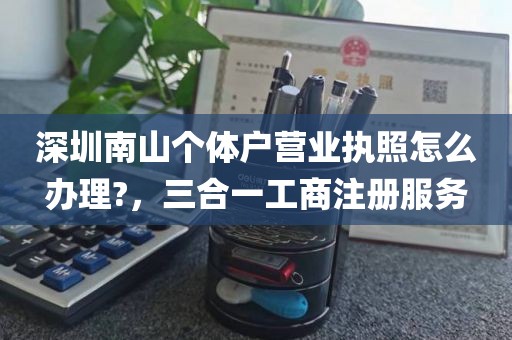 深圳南山个体户营业执照怎么办理?，三合一工商注册服务