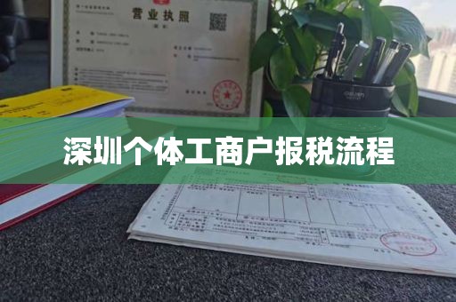 深圳个体工商户报税流程